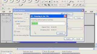 How to Converting Multiple Audio Files in Audacity  FLAC to MP3 w Annotations [upl. by Korff]