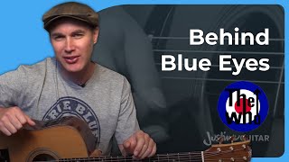 How to play Behind Blue Eyes by The Who  Guitar Lesson [upl. by Ibrik]