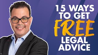 15 ways to get FREE legal advice [upl. by Dihaz]