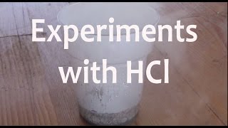 Experiments with hydrochloric acid [upl. by Assedo569]