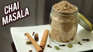 Chai Masala Recipe  Basic Masala Tea Recipe  How To Make Chai Masala  Masala Chai Recipe  Ruchi [upl. by Friedrich]