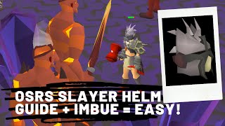 Slayer Helmet  How to Make and Imbue Easy and Fast  Beginner Guide OSRS [upl. by Cordier]