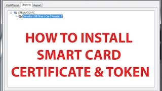 How To Install Smart Card Certificate and Token Authentication [upl. by Berstine991]