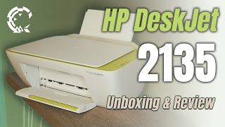 Multifuncional HP DeskJet 2135 Unboxing amp Review [upl. by Sokil827]