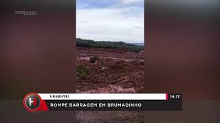 Rompimento de barragem em Brumadinho MG [upl. by Ida89]