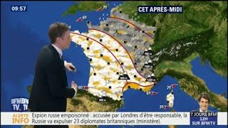 La météo de votre weekend  de la pluie aujourdhui du froid demain [upl. by Kanter565]