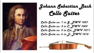 Johann Sebastian Bach  Cello suites in 432 Hz great for reading or studying [upl. by Eserahc]