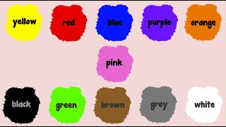 Colors Name  Learn Colors in English with Vocabulary for Kids [upl. by Nilahs]