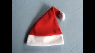 DIY Santa Hat  tutorial [upl. by Zaneski]