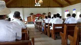 Singing in a Samoan Church [upl. by Ahoufe]