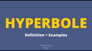 HYPERBOLE  Definition  Examples ⛰️ [upl. by Dragone659]