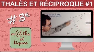 Appliquer la réciproque du théorème de Thalès  Troisième [upl. by Casaleggio106]