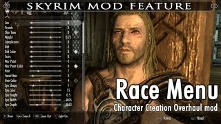 Skyrim Mod Feature RaceMenu by expired [upl. by Nnel438]