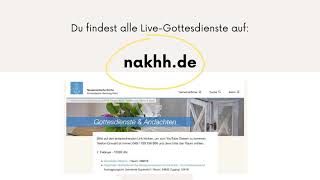 Livestreams unserer Gottesdienste [upl. by Ahtnammas364]