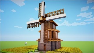 Minecraft Como Construir um Moinho de Vento [upl. by Banquer]