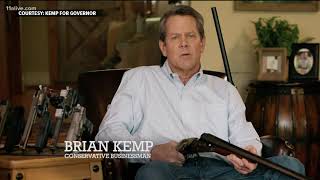 Brian Kemp shotgun ad upsets some Georgia voters [upl. by Rigby]