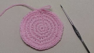 Урок вязания крючком КРУГА Крючок для начинающихLesson crochet circle [upl. by Maximilianus]