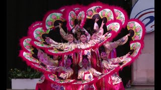 Korean traditional dance Buchaechum 부채춤 [upl. by Henrie]