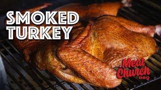 How To Smoke a Delicious amp Juicy Whole Turkey [upl. by Llerred]