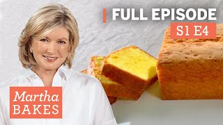 Martha Stewart Makes Pound Cake 3 Ways  Martha Bakes S1E4 quotPound Cakequot [upl. by Aronaele499]