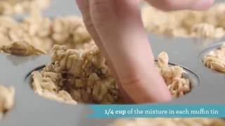 How To Make Oat Cups  Quaker® [upl. by Adnolahs]