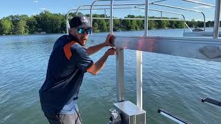 First Time Boat Lift Setup Tips New Lift Or New Boat Here’s Some Techniques to DIY Max Lift Shown [upl. by Tray]