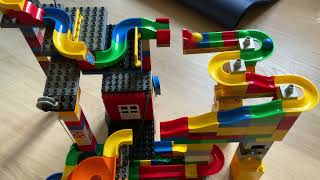 Huge hubelino marble run with several jumps 😱😱😱 [upl. by Itaws]