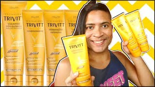 RESENHA  HIDRATAÇÃO INTENSIVA TRIVITT  KIT MANUTENÇÃO ITALLIAN HAIRTECH [upl. by Berni62]