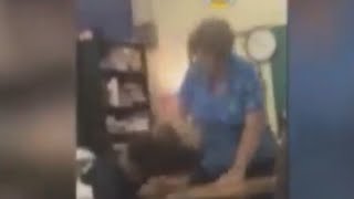 Teacher Caught Repeatedly Hitting Student [upl. by Iosep]