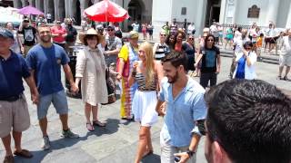 Christina Tate Flash Mob Marriage Proposal [upl. by Lertnom]