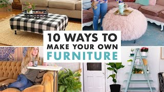 10 DIY Furniture Projects  HGTV Handmade [upl. by Chong]