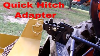 quick hitch adapter update [upl. by Ettevi769]