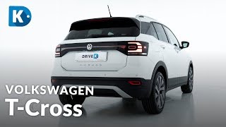 Volkswagen TCross  RECENSIONE e PROVA completa del SUV compatto VW [upl. by Monafo]