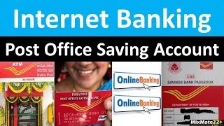 How to Activate Internet Banking for POST OFFICE Saving Bank Account  India Post [upl. by Adehsar]