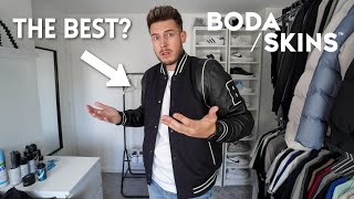 The BEST Leather Varsity Jacket BODA SKINS Unboxing amp Review [upl. by Monroe791]