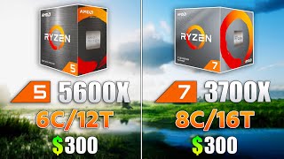 Ryzen 5 5600X vs Ryzen 7 3700X  Test in 10 Games [upl. by Estus878]