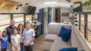 Why a Bus Home is Perfect for Affordable Family Tiny Living [upl. by Phedra]