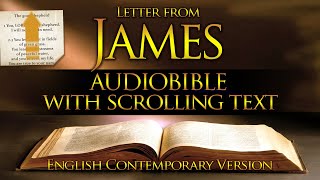 Holy Bible Audio JAMES Contemporary English With Text [upl. by Angelika]