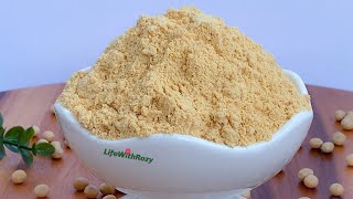 HOW TO MAKE SOY BEANS POWDEREASY HOMEMADE PROTEIN POWDER [upl. by Carlota944]