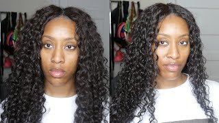 Maintaining Synthetic Curly Hair ft Milky Way Organique Water Curl  Shanice Antoinette [upl. by Scuram74]