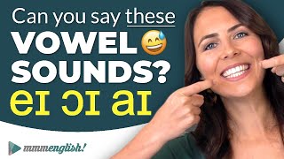 Pronunciation Practice 👄 Difficult Vowel Sounds DIPHTHONGS [upl. by Erdnuaed567]