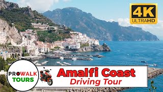 The BEST Amalfi Coast Driving Tour 4K [upl. by Ysied325]