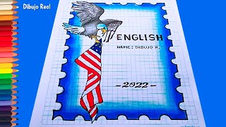 NUEVA CARATULA PARA CUADERNO DE INGLES 2022 [upl. by Wake]