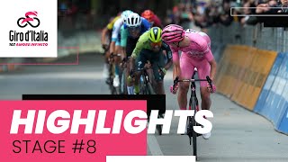 Giro dItalia 2024  Stage 8 Highlights [upl. by Landrum]