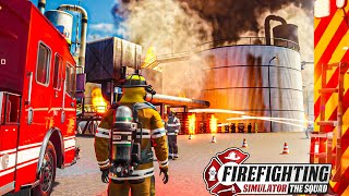 FIREFIGHTING SIMULATOR 6 Großbrand im Industriegebiet Chemiepark brennt  Feuerwehr  The Squad [upl. by Kaitlynn495]