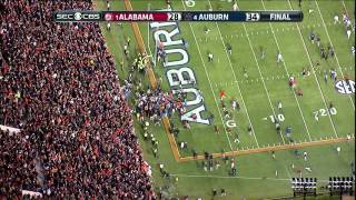 2013 Iron Bowl ending HIGH DEFINITION Auburn beats Alabama [upl. by Egroej515]