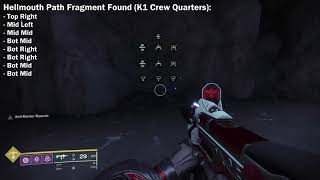 All Path Fragment Locations Xenophage Exotic Quest Destiny 2 Shadowkeep [upl. by Inajar]