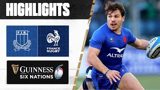 HIGHLIGHTS  🇮🇹 Italy v France 🇫🇷  2023 Guinness Six Nations [upl. by Munson156]