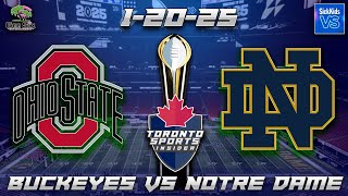 12025 Ohio State vs Notre Dame Game Audio  College Football Playoff LIVE Streamcast amp Chat [upl. by Ecinahs]