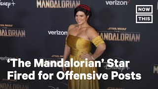 Gina Carano Fired From ‘The Mandalorian’ for Offensive Posts [upl. by Ehcor950]